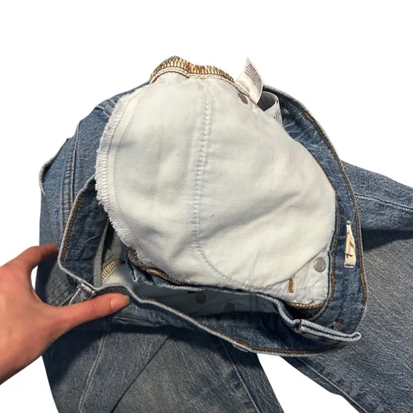 Madewell The Perfect Vintage Jean in Enmore Wash Raw-Hem Edition Size 26 - Picture 8 of 11